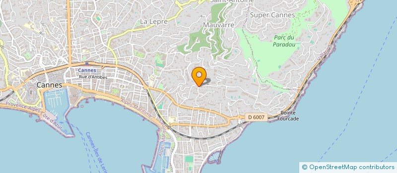 localisation de l'entreprise ZENVSU  CANNES