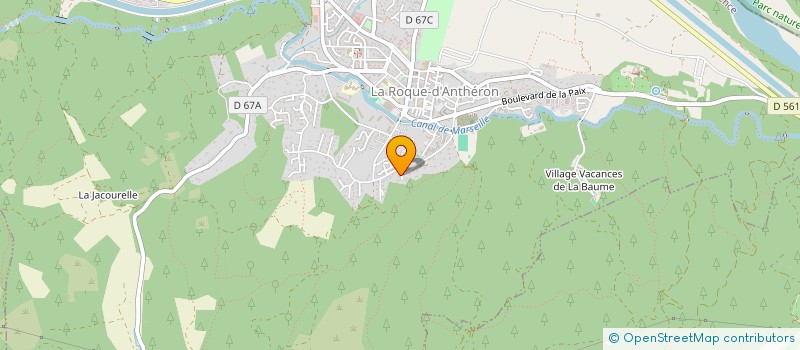 localisation de l'entreprise ZENYCO  LA ROQUE-D'ANTHERON