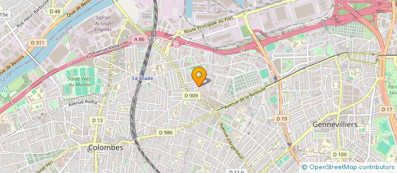 localisation de l'entreprise ZENYFUITES à COLOMBES