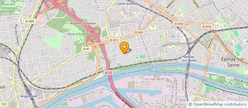 localisation de l'entreprise ZENYS  ARGENTEUIL