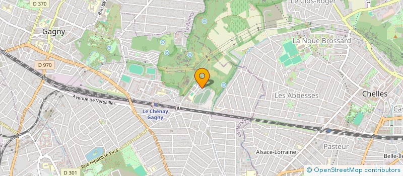 localisation de l'entreprise ZENYS COM  GAGNY