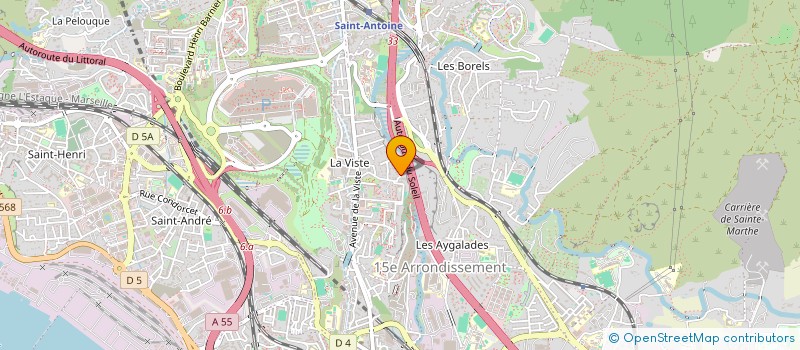 localisation de l'entreprise ZEO CONSTRUCTIONS à MARSEILLE