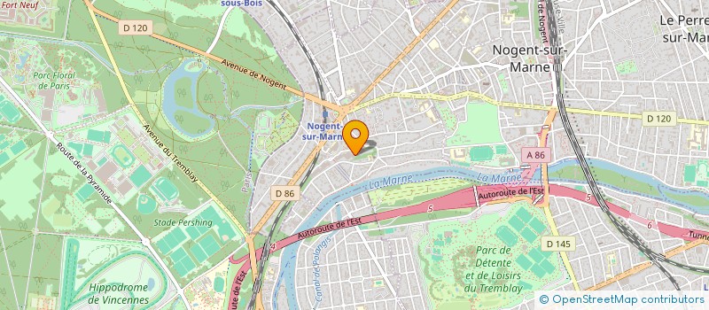 localisation de l'entreprise ZEOLITOP  NOGENT-SUR-MARNE