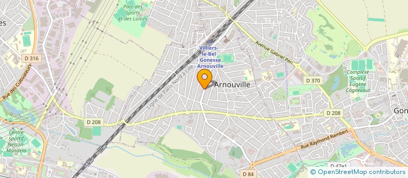 localisation de l'entreprise ZEOS  ARNOUVILLE