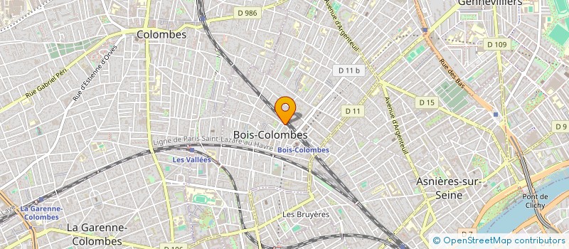 localisation de l'entreprise ZEPETCOACH SAS à BOIS-COLOMBES