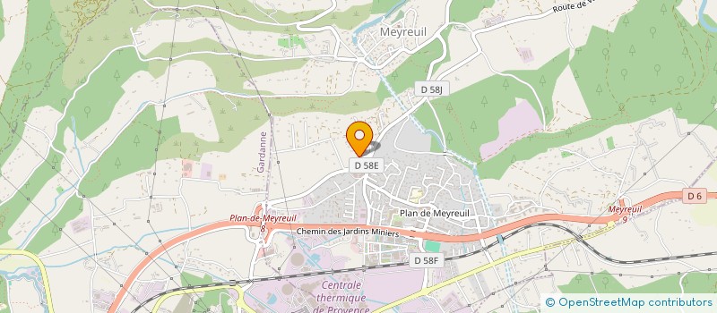 localisation de l'entreprise ZEPHE à MEYREUIL