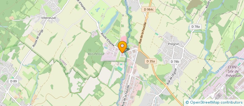 localisation de l'entreprise ZEPHIR à CROZET