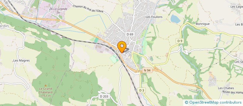 localisation de l'entreprise ZEPHIR CO  LA BATIE-NEUVE