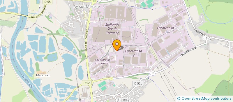 localisation de l'entreprise ZEPHIR FRANCE à ENNERY