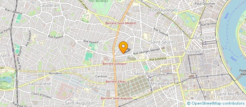 localisation de l'entreprise ZEPHIRINE GASTRONOMIE  BORDEAUX