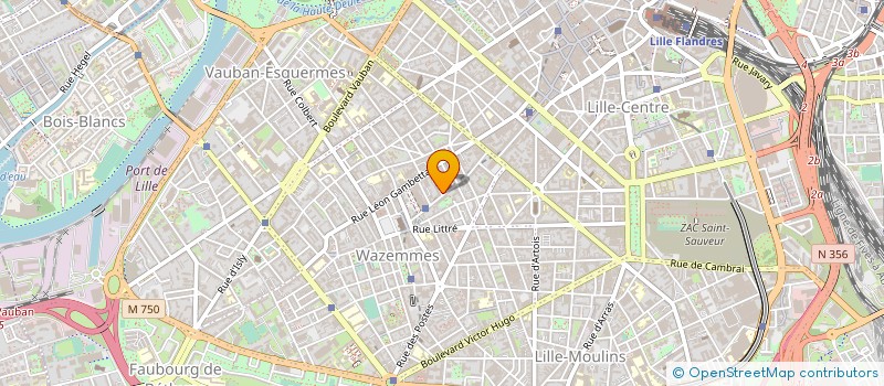 localisation de l'entreprise ZEPHYR à LILLE