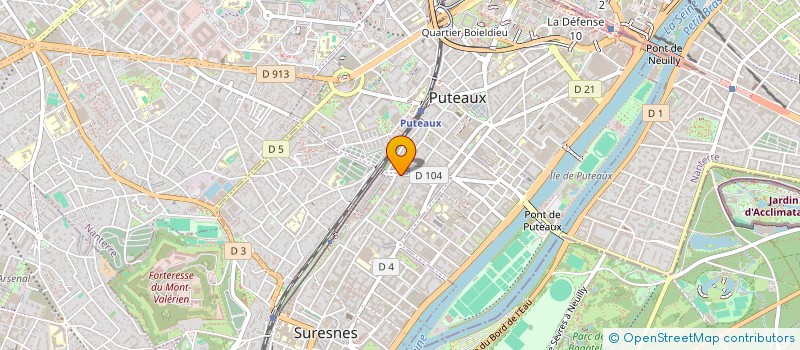 localisation de l'entreprise ZEPHYR à SURESNES
