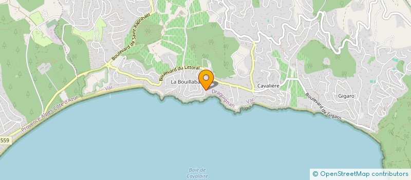 localisation de l'entreprise ZEPHYR  LA CROIX-VALMER