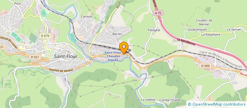 localisation de l'entreprise ZEPHYR à SAINT-FLOUR