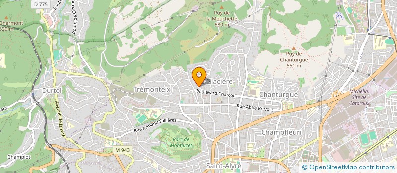 localisation de l'entreprise ZEPHYR  CLERMONT-FERRAND