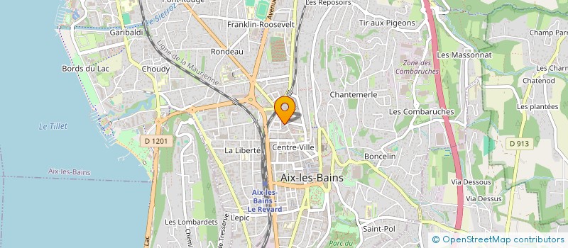 localisation de l'entreprise ZEPHYR à AIX-LES-BAINS