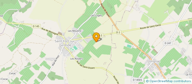 localisation de l'entreprise ZEPHYR  SAINT-FORT-SUR-GIRONDE