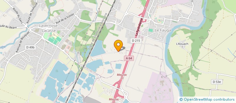 localisation de l'entreprise ZEPHYR  LE FAUGA