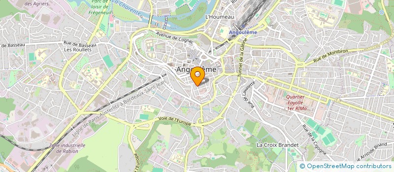 localisation de l'entreprise ZEPHYR à ANGOULEME
