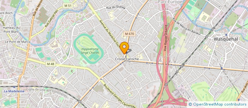 localisation de l'entreprise ZEPHYR à LILLE
