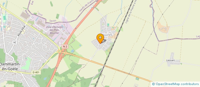 localisation de l'entreprise ZEPHYR  ROUVRES