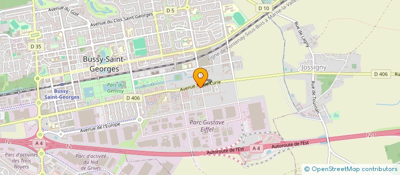 localisation de l'entreprise ZEPHYR  BUSSY-SAINT-GEORGES