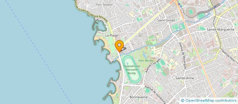 localisation de l'entreprise ZEPHYR-BEILIN à MARSEILLE 8EME