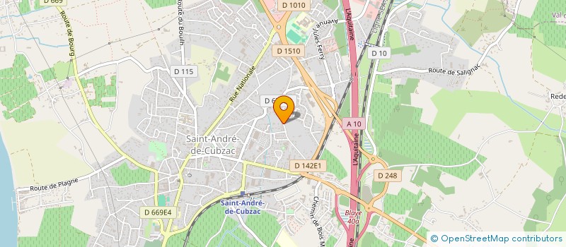 localisation de l'entreprise ZEPHYR CLIM à SAINT-ANDRE-DE-CUBZAC