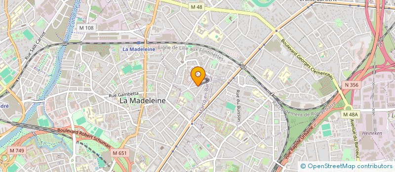 localisation de l'entreprise ZEPHYR CONSEIL à MARCQ-EN-BARŒUL
