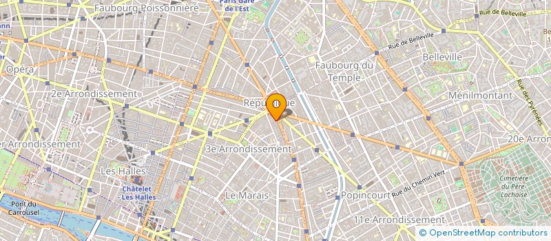 localisation de l'entreprise ZEPHYR DEVELOPPEMENT à PARIS