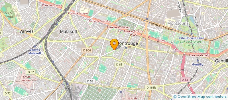 localisation de l'entreprise ZEPHYR FINANCE  MONTROUGE