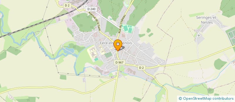 localisation de l'entreprise ZEPHYR II  FERE-EN-TARDENOIS