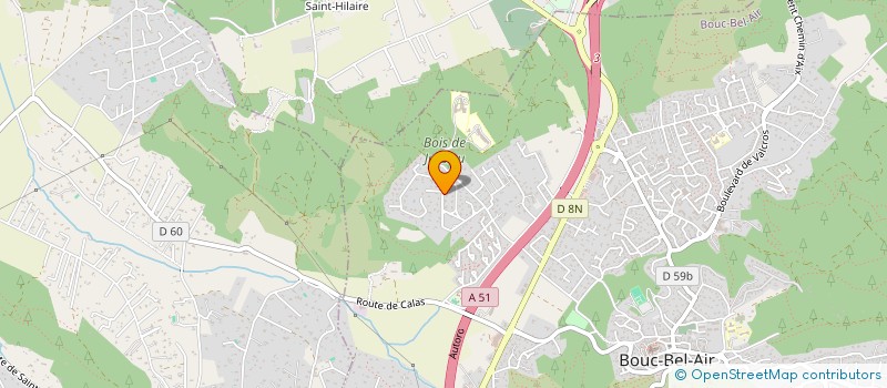 localisation de l'entreprise ZEPHYR IMMO à BOUC-BEL-AIR