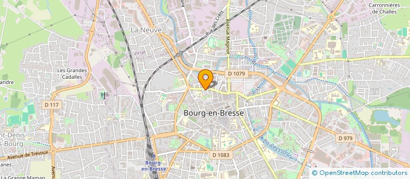 localisation de l'entreprise ZEPHYR MUSIQUE 01  BOURG-EN-BRESSE