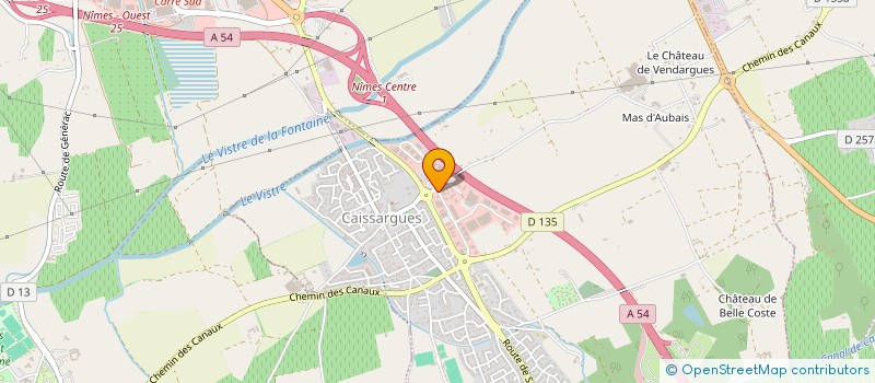 localisation de l'entreprise ZEPHYR PROTECTION  CAISSARGUES