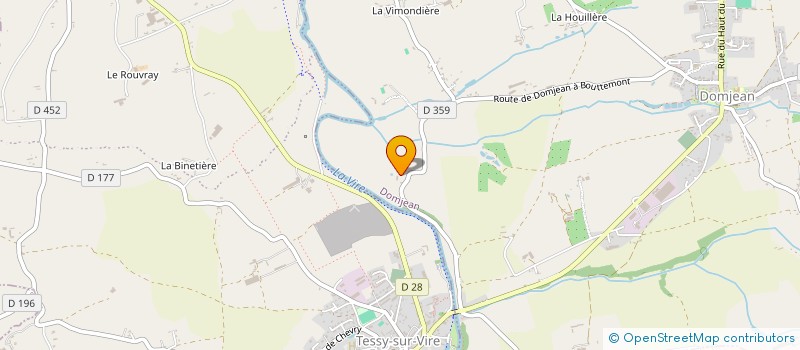 localisation de l'entreprise ZEPHYRIN IMMOBILIER  DOMJEAN