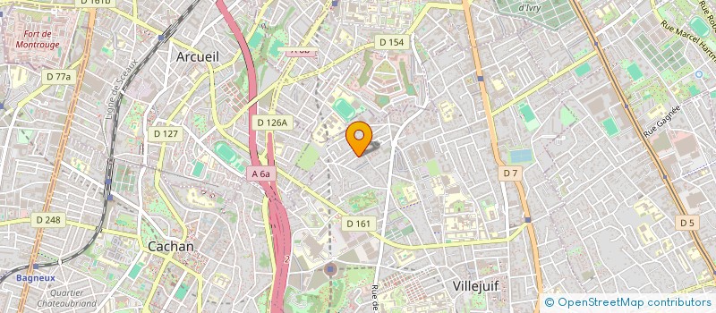 localisation de l'entreprise ZEPHYROS à VILLEJUIF