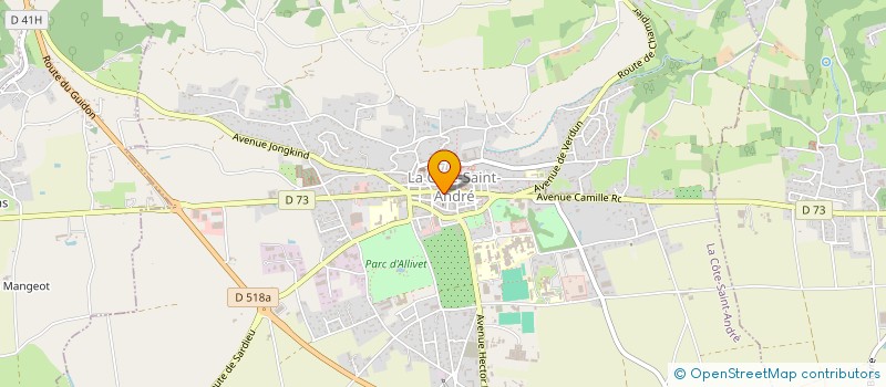 localisation de l'entreprise ZEPHYRPRO SAS à LA COTE-SAINT-ANDRE
