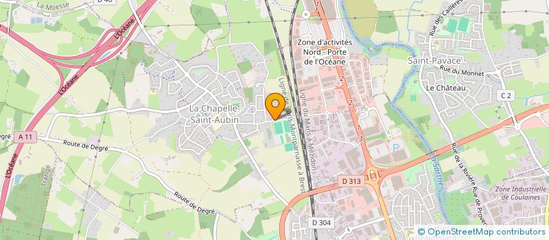 localisation de l'entreprise ZEPICURIENS  LA CHAPELLE-SAINT-AUBIN