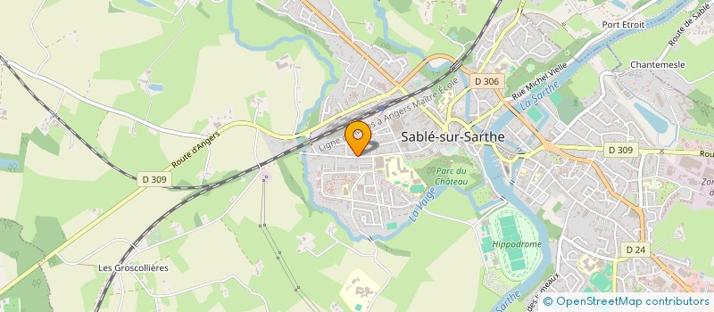 localisation de l'entreprise ZEPPELIN  SABLE-SUR-SARTHE