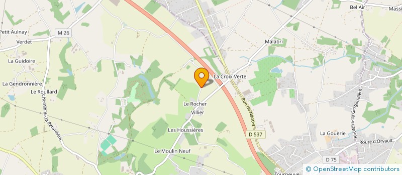 localisation de l'entreprise ZEPPELIN à ORVAULT