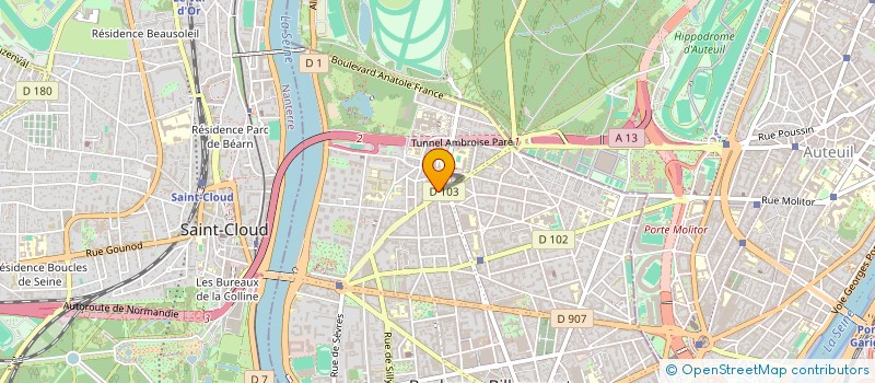 localisation de l'entreprise ZEPPELIN  BOULOGNE-BILLANCOURT