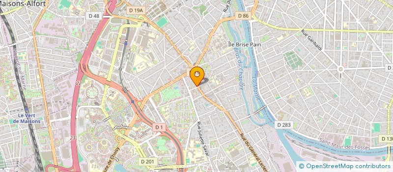 localisation de l'entreprise ZEPTODERM à CRETEIL
