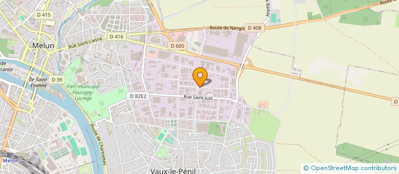 localisation de l'entreprise ZER à VAUX-LE-PENIL
