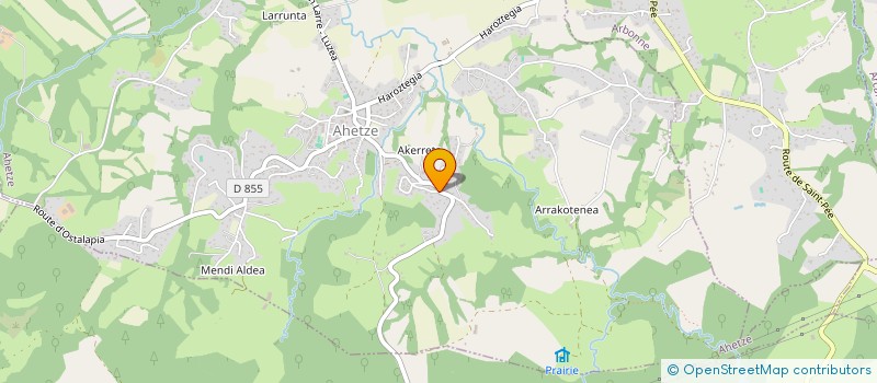 localisation de l'entreprise ZER'AMI'KA  AHETZE