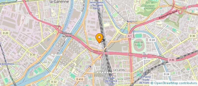 localisation de l'entreprise ZERA  SAINT-DENIS
