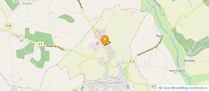 localisation de l'entreprise ZERAH MINISTERES à VILLEBOIS-LAVALETTE