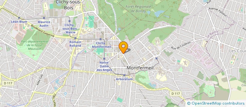 localisation de l'entreprise ZERALI  MONTFERMEIL