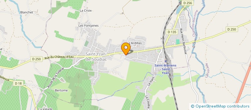 localisation de l'entreprise ZERBIB  SAINT-YZAN-DE-SOUDIAC