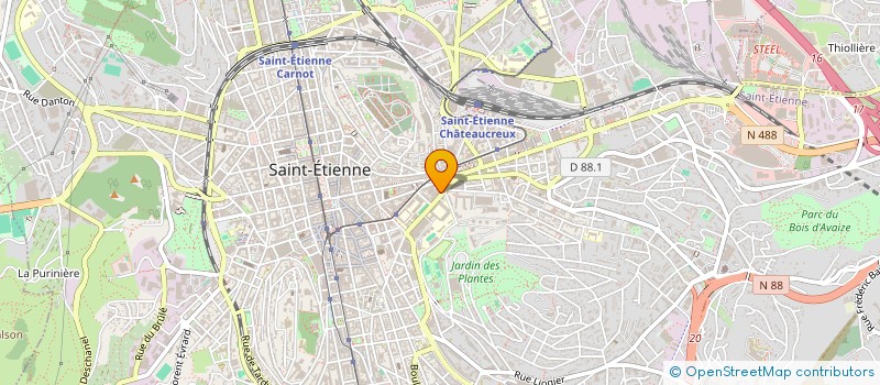 localisation de l'entreprise ZERBIB INDIVISION  SAINT-ETIENNE